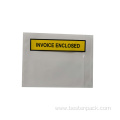 half panel for Invoice enclosed envelope